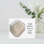 Cheryl's Butterless Pecan Ice Cream Recept Briefkaart (Staand voorkant)