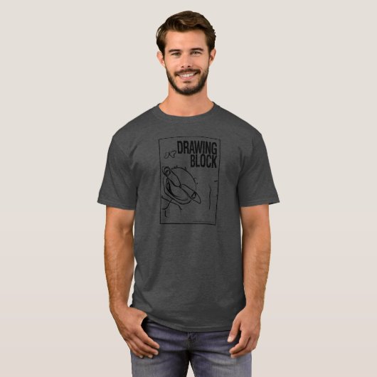 Cheryl's Drawing Block - Black T-shirt (Voorkant volledig)
