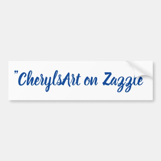 CherylsArt Bumperstickers (Voorkant)