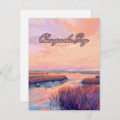 Chesapeake Bay Annapolis Maryland Virginia Kaart (Voorkant / Achterkant)