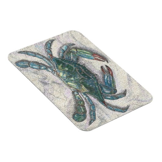 Chesapeake Bay Blue Crab Fridge Magnet Magneet (Rechterzijde)