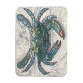 Chesapeake Bay Blue Crab Fridge Magnet Magneet (Verticaal)