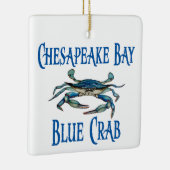 Chesapeake Bay Blue Crab Keramisch Ornament (Rechts)