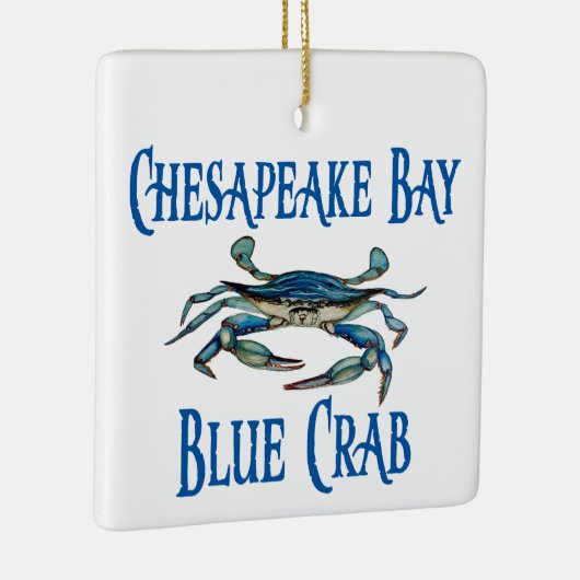 Chesapeake Bay Blue Crab Keramisch Ornament (Rechts)
