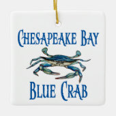 Chesapeake Bay Blue Crab Keramisch Ornament (Voorkant)