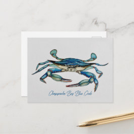 Chesapeake Bay Blue Crab Notecard Briefkaart
