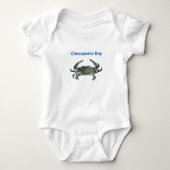 Chesapeake Bay Blue Crab Romper (Voorkant)