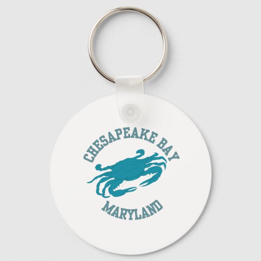 Chesapeake Bay Blue Crab Sleutelhanger (Voorkant)
