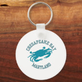 Chesapeake Bay Blue Crab Sleutelhanger (Voorkant)