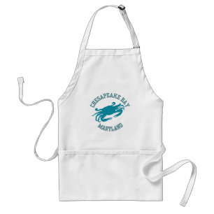 Chesapeake Bay Blue Crab Standaard Schort