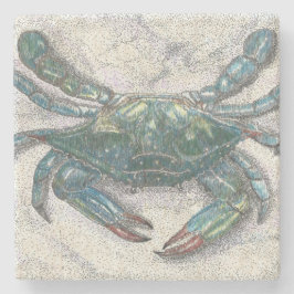 Chesapeake Bay Blue Crab Stenen Onderzetter