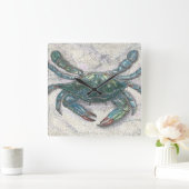 Chesapeake Bay Blue Crab Wall klok (Huis)