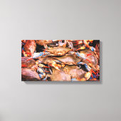 Chesapeake Bay Blue Cravas Art Canvas Afdruk (Voorkant)