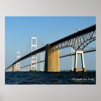 Chesapeake Bay Bridge - AFDRUKKEN Poster