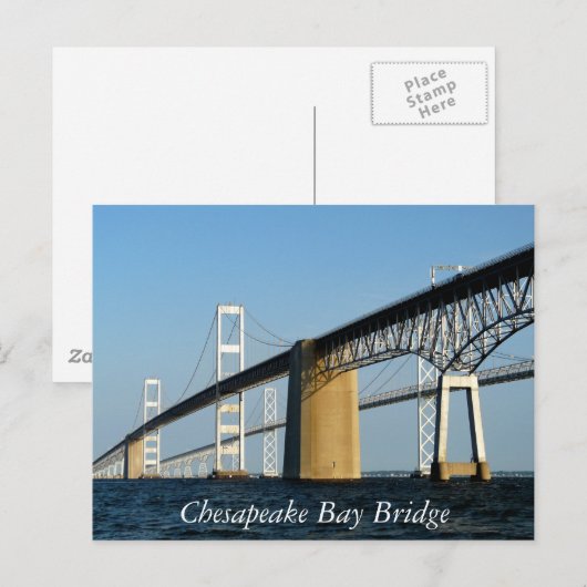 Chesapeake Bay Bridge Briefkaart (Voorkant / Achterkant)