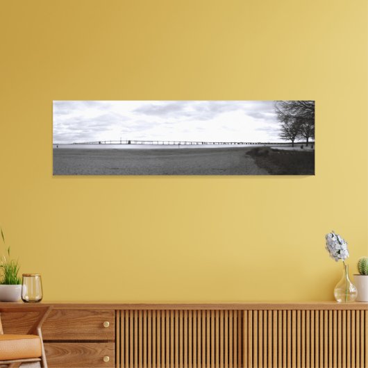 Chesapeake Bay Bridge Canvas Afdruk (Insitu (Woonkamer))