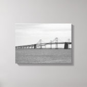 Chesapeake Bay Bridge Canvas Afdruk (Voorkant)