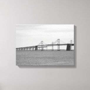 Chesapeake Bay Bridge Canvas Afdruk