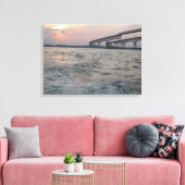 Chesapeake Bay Bridge foto Canvas Afdruk (Insitu (Woonkamer))