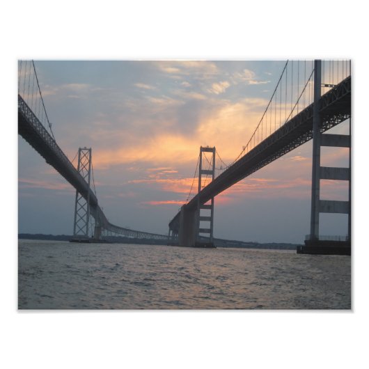 Chesapeake Bay Bridge Foto Poster (Voorkant)