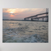 Chesapeake Bay Bridge Fotografie-Poster Poster (Voorkant)
