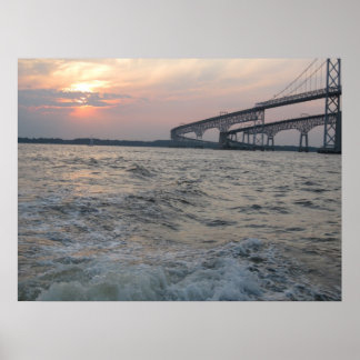 Chesapeake Bay Bridge Fotografie-Poster Poster