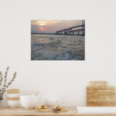 Chesapeake Bay Bridge Fotografie-Poster Poster (Keuken)