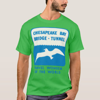 Chesapeake Bay Bridge Tunnel Vintage Travel  T-shirt
