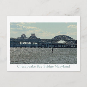Chesapeake Bay-brug Maryland Ansichtkaart Briefkaart