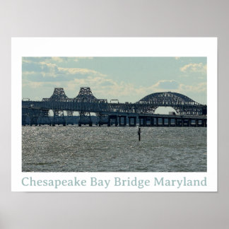 Chesapeake Bay-brug Maryland Poster