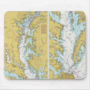 Chesapeake Bay Chart Muismat