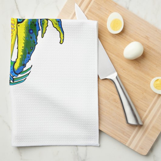 CHESAPEAKE BAY CRAB THEEDOEK (Quarter Fold)