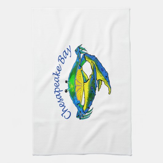 CHESAPEAKE BAY CRAB THEEDOEK (Verticaal)