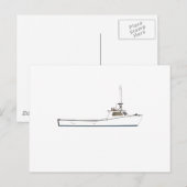 Chesapeake Bay Deadrise Boat Briefkaart (Voorkant / Achterkant)