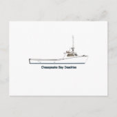 Chesapeake Bay Deadrise Boat (titel) Briefkaart (Voorkant)