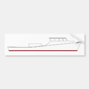 Chesapeake Bay-dodenschip (volledige cabine) Bumpersticker