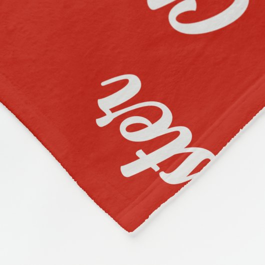 Chesapeake Bay Dog met naam Patroon Kerstmis Fleece Deken (Hoek)