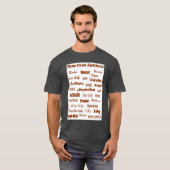 Chesapeake Bay Epithets T-shirt (Voorkant volledig)