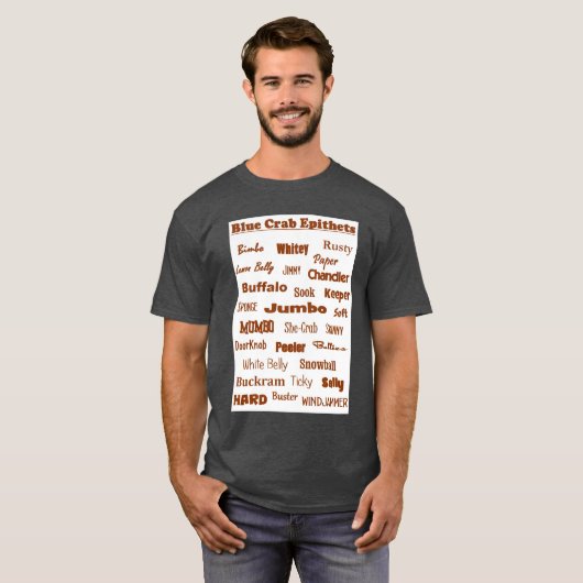 Chesapeake Bay Epithets T-shirt (Voorkant volledig)