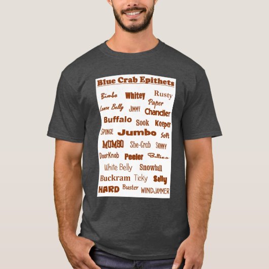 Chesapeake Bay Epithets T-shirt (Voorkant)