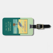 Chesapeake Bay grootste estuarium in Noord-Amerika Bagagelabel (Voorkant horizontaal)