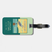 Chesapeake Bay grootste estuarium in Noord-Amerika Bagagelabel (Achterkant horizontaal)