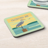 Chesapeake Bay grootste estuarium in Noord-Amerika Bier Onderzetter (Linkerzijde)