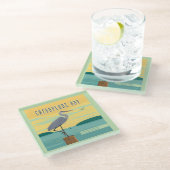 Chesapeake Bay grootste estuarium in Noord-Amerika Glazen Onderzetter (Schuin)