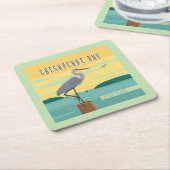 Chesapeake Bay grootste estuarium in Noord-Amerika Kartonnen Onderzetters (Schuin)