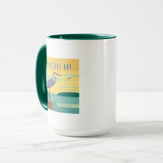 Chesapeake Bay grootste estuarium in Noord-Amerika Mok (Voorkant links)