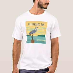 Chesapeake Bay grootste estuarium in Noord-Amerika T-shirt