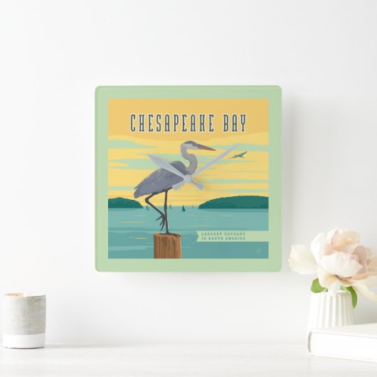 Chesapeake Bay grootste estuarium in Noord-Amerika Vierkante Klok (Huis)