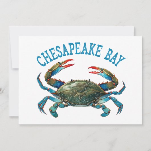 Chesapeake Bay  Kaart (Voorkant)