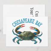 Chesapeake Bay  Kaart (Voorkant / Achterkant)